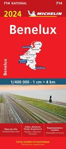 Michelin Wegenkaart 714 Benelux 2024 -   (ISBN: 9782067262577)