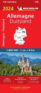 Michelin Wegenkaart 718 Duitsland 2024 -   (ISBN: 9782067262591)