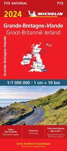 Michelin Wegenkaart 713 Groot-Brittannië & Ierland 2024 -   (ISBN: 9782067262812)