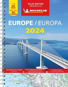 Michelin 9 Michelin Wegenatlas Europa 2024 -   (ISBN: 9782067262867)