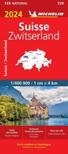 Michelin Wegenkaart 729 Zwitserland 2024 -   (ISBN: 9782067262904)