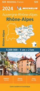 Michelin Wegenkaart 523 Rhône-Alpes 2024 -   (ISBN: 9782067262263)
