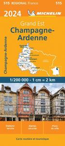 Michelin Wegenkaart 515 Champagne-Ardenne -   (ISBN: 9782067262430)