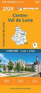 Michelin Wegenkaart 518 Centre - Val de Loire -   (ISBN: 9782067262461)