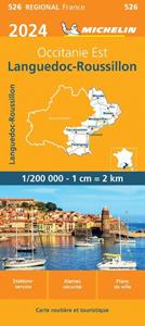 Michelin Wegenkaart 526 Languedoc-Roussillon 2024 -   (ISBN: 9782067262539)