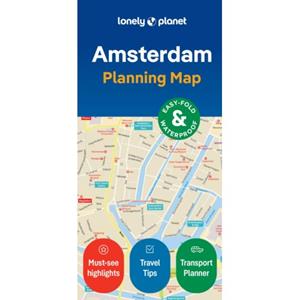 Lonely Planet  City Map Amsterdam (2nd Ed)