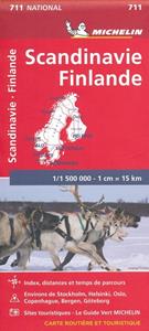 Michelin Wegenkaart 711 Scandinavië-Finland -   (ISBN: 9782067170476)