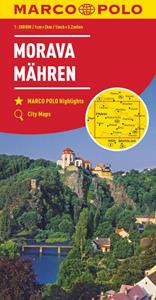 Mairdumont MARCO POLO Regionalkarte Mähren 1:200.000. Morava / Moravia / Moravie