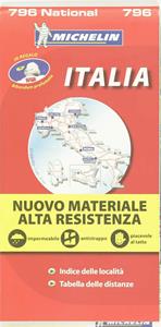 Michelin Wegenkaart 796 Italië Scheurvast -   (ISBN: 9782067130951)