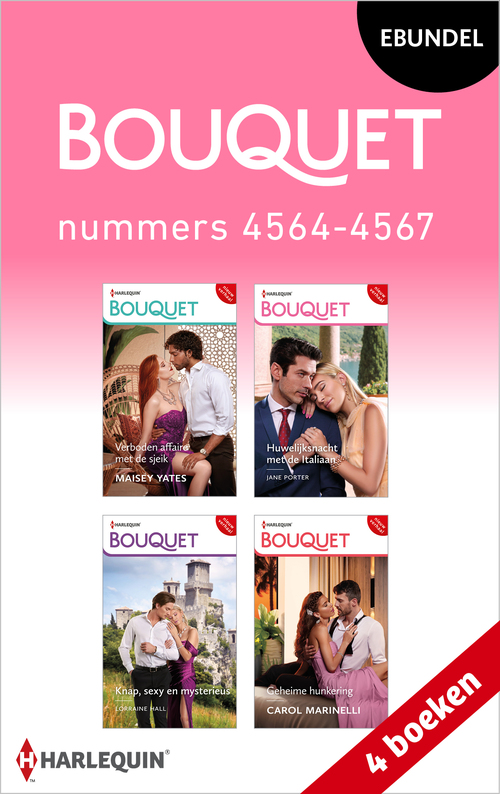 Carol Marinelli Bouquet e-bundel nummers 4564 - 4567 -   (ISBN: 9789402569735)