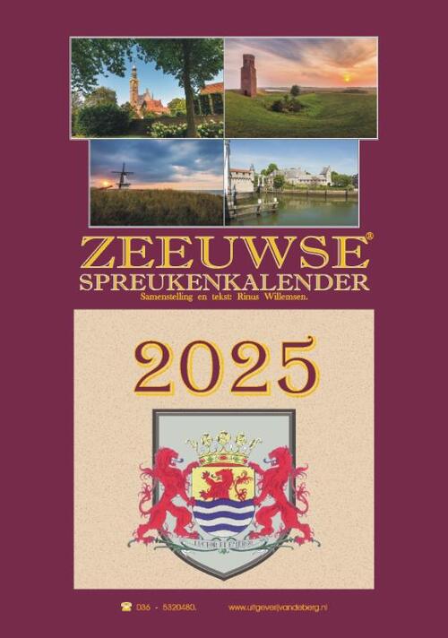 Rinus Willemsen Zeeuwse spreukenkalender 2025 -   (ISBN: 9789055125425)