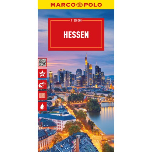 Mairdumont MARCO POLO Reisekarte Deutschland 06 Hessen 1:200.000