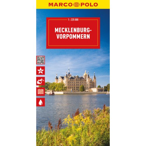 Mairdumont MARCO POLO Reisekarte Deutschland 02 Mecklenburg-Vorpommern 1:200.000