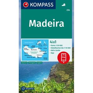 62damrak Kompass Wk234 Madeira - Kompass Wanderkarten