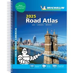 62damrak Michelin Road Atlas Usa, Canada, Mexico 2025 - Michelin Atlassen