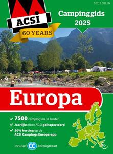 Acsi Campinggids Europa 2025 -   (ISBN: 9789493182684)