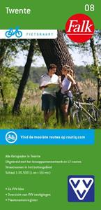 Falkplan Fietskaart 08. Twente -   (ISBN: 9789028705357)