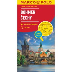 62damrak Marco Polo Wegenkaart 01 Tsjechië - Bohemen West En Midden - Marco Polo Wegenkaart