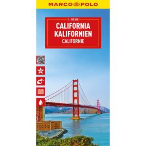 62damrak Marco Polo Wegenkaart Californië - Marco Polo Wegenkaart