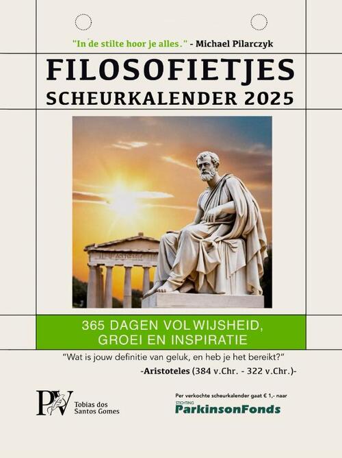 Tobias Dos Santos Gomes Filosofietjes Scheurkalender 2025 -   (ISBN: 9789083471518)