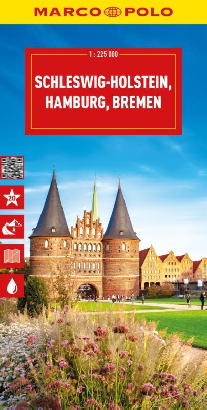 Marco Polo Kaarten Marco Polo Sleeswijk-Holstein 1 -   (ISBN: 9783575020666)