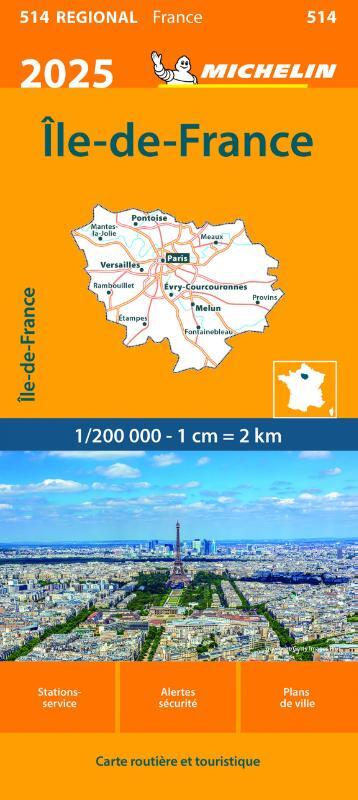 Michelin 514 Ile-de-France 2025 -   (ISBN: 9782067264717)