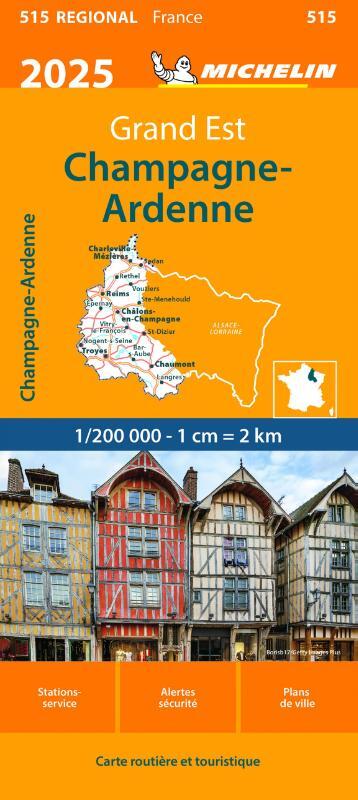 Michelin 515 Champagne-Ardenne 2025 -   (ISBN: 9782067264724)