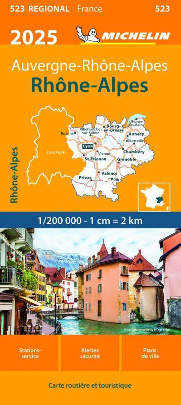 Michelin 523 Rhone-Alpes 2025 -   (ISBN: 9782067264809)