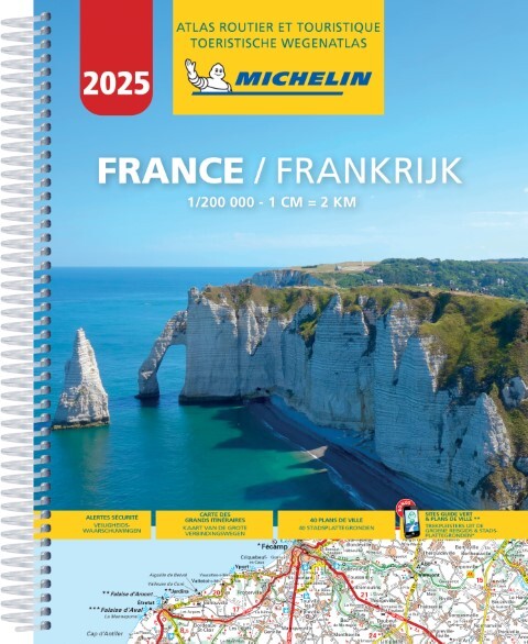 Michelin 9 Michelin Wegenatlas Frankrijk 2025 -   (ISBN: 9782067265172)