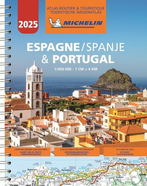 Michelin 9 Michelin Atlas Spanje, Portugal 2025 -   (ISBN: 9782067265196)