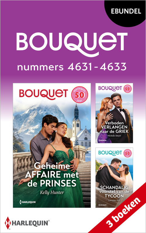 Kelly Hunter, Lorraine Hall, Michelle Smart Bouquet e-bundel nummers 4631 - 4633 -   (ISBN: 9789402574678)