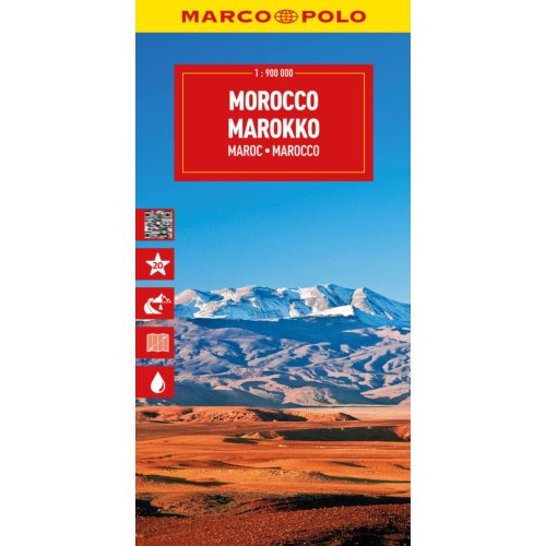 62damrak Marco Polo Wegenkaart Marokko - Marco Polo Wegenkaart