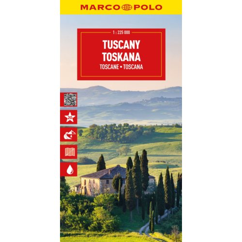 62damrak Marco Polo Wegenkaart Toscane - Marco Polo Wegenkaart