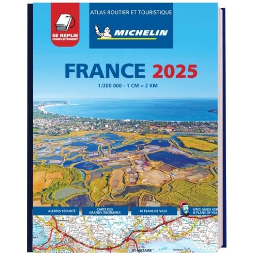 62damrak France 2025 - Tourist & Motoring Atlas Multi-Flex - Michelin