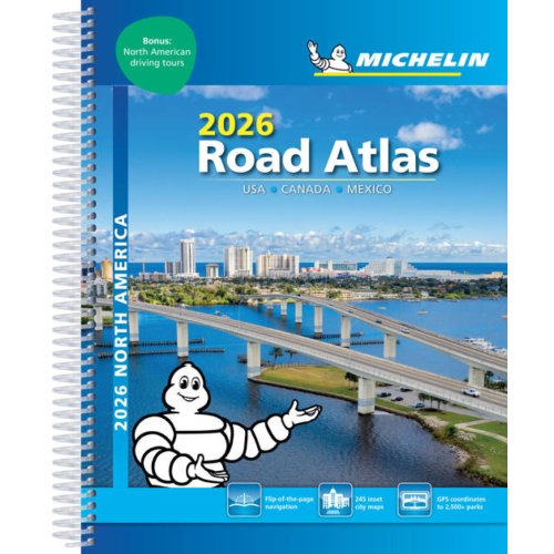 62damrak Michelin Wegenatlas Usa, Canada, Mexico 2026 - Michelin Atlassen