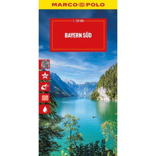 62damrak Marco Polo Reisekarte Deutschland 13 Bayern Süd 1:225.000 - Marco Polo Reisekarte Deutschland