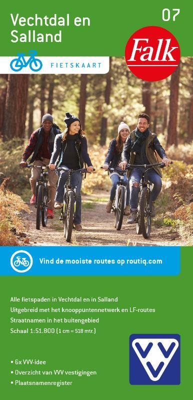 Falkplan VVV Fietskaart 07 Vechtdal En Salland -   (ISBN: 9789028705913)