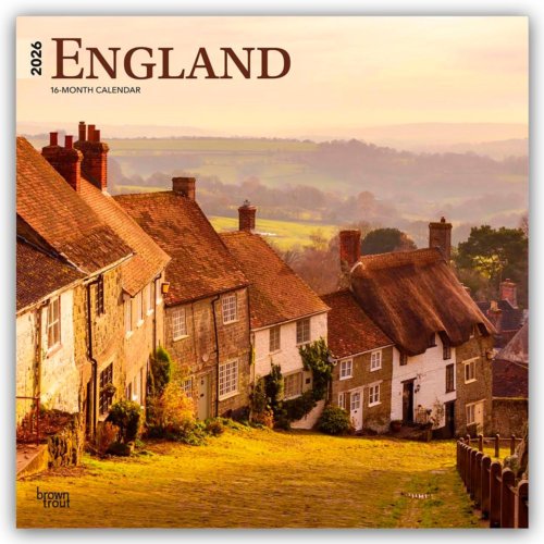 Van Ditmar Boekenimport B.V. England 2026 - 16-Monatskalender - Browntrout Wandkalender - Browntrout Publishers