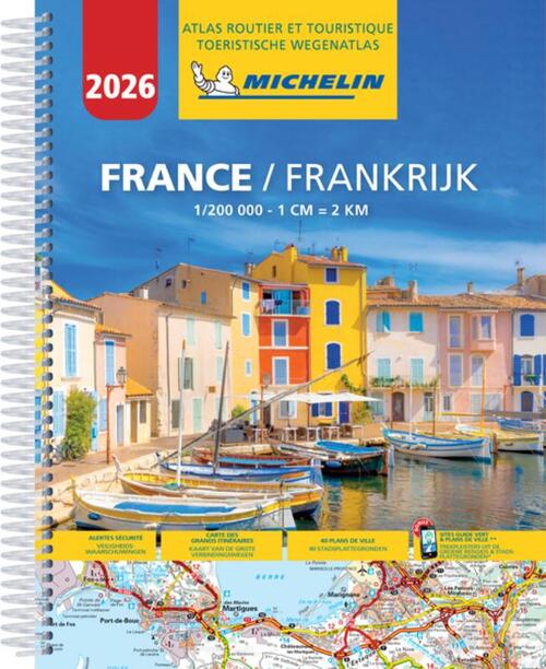 Michelin 9 Michelin Atlas Frankrijk 2026 -   (ISBN: 9782067270046)