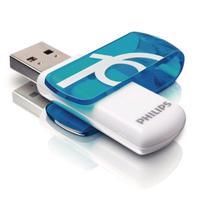 USB-stick 2.0 Philips Vivid 16GB blauw