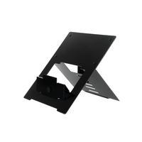 R-GO Riser Flexibel Laptopstaender sw ergonomisch Aluminium bis 5kg 5 Positionen 25,4cm bis 55,88cm