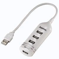 Hama Hub  USB 2.0 4 poorts wit