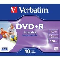 Verbatim DVD+R 4.7GB 16x Jewelcase, 10s