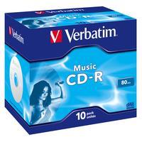 Verbatim CD-R Audio 80Min 16x JC 10st