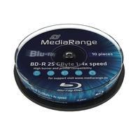 MediaRange - 10 x BD-R - 25 GB 6x - Spindel