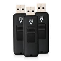 V7 4GB USB 2.0 4GB USB 2.0 Type-A Zwart USB flash drive