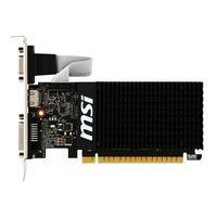 MSI GeForce GT 710 Silent Low Profile - 1GB GDDR3 RAM - Grafische kaarten