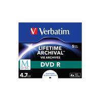 Verbatim M-Disc DVD R 5 stuks, in standaard doosjes - 