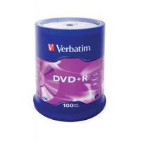 Verbatim DVD+R 4.7GB 16x Spindel, 100st