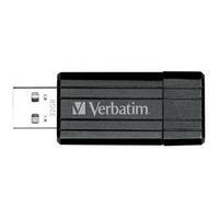 USB-Stick 32GB Verbatim PinStripe (schwarz) Blister - Verbatim